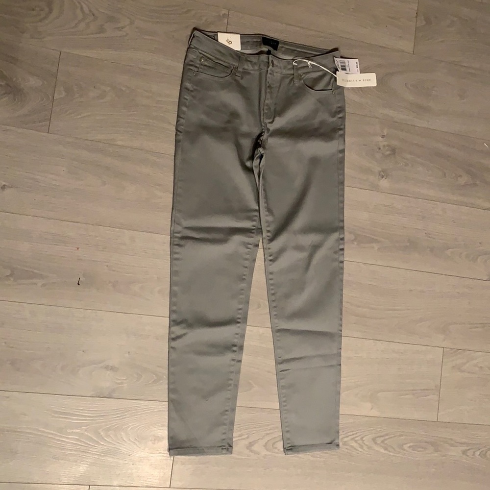 Silver skinny jeans